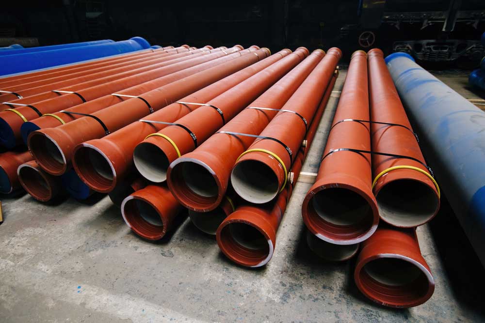 cast iron sewer pipe