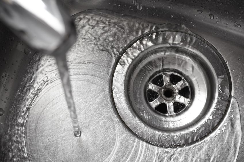 clogged drain