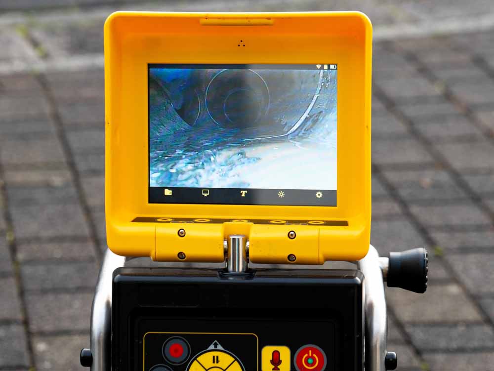 pipe camera footage