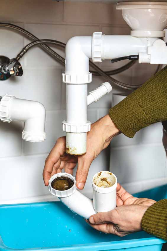 Clogged drain