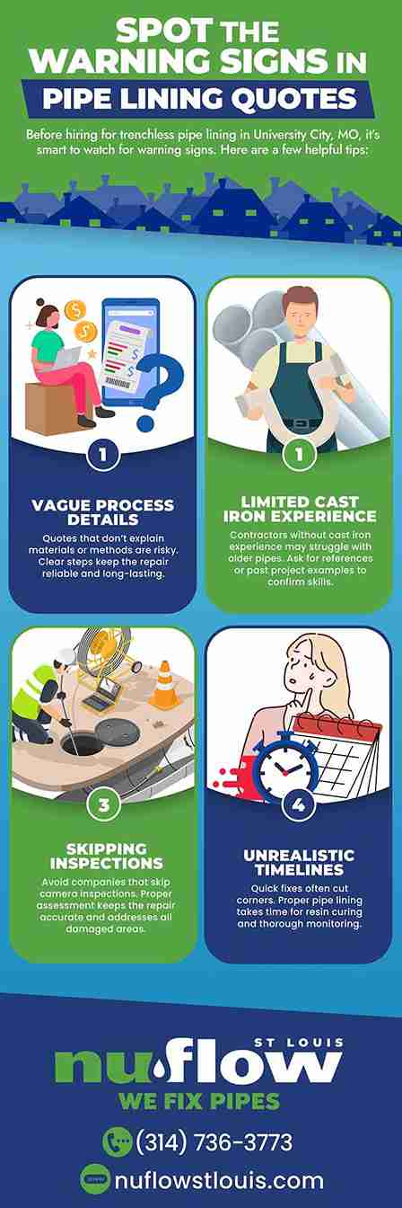 Spot the warning signs in pipe lining  quotes